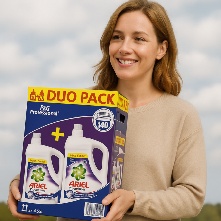 Ariel Professional en pack duo de 140 lavages